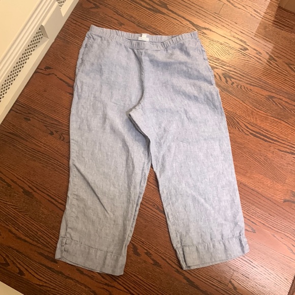 J. Jill Pants - Blue J Jill linen pants